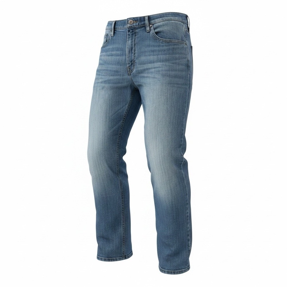 Wrangler Originals Mens Relaxed Bootcut Jeans 36x30 Medium Stonewash Blue